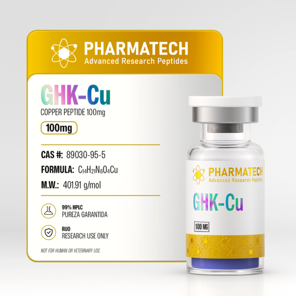 GHK-Cu 100mg (Liofilizada) + Água Bacteriostática - PharmaTech