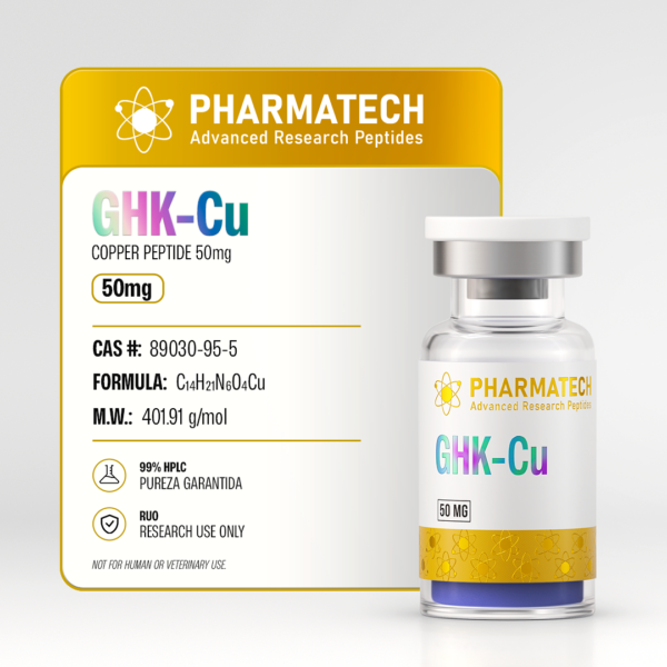 GHK-Cu 50mg (Liofilizada) + Água Bacteriostática - PharmaTech