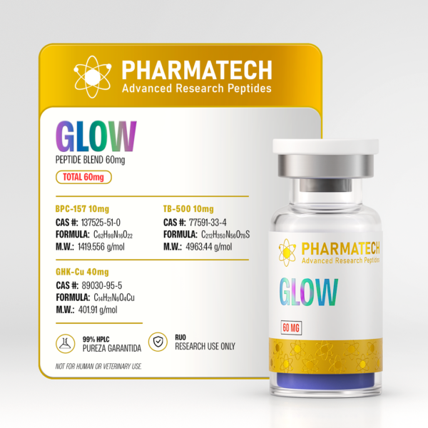 GLOW Blend 60mg (Liofilizada) + Água Bacteriostática - PharmaTech