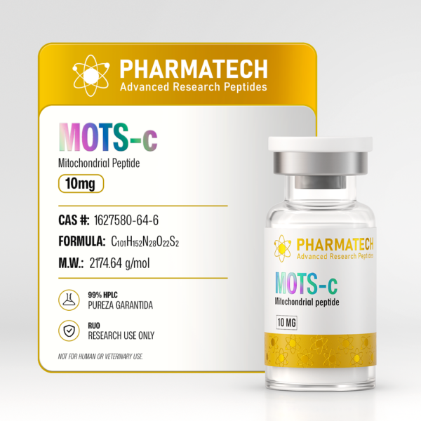 MOTS-c 10mg (Liofilizada) + Água Bacteriostática - PharmaTech